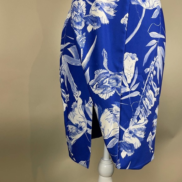 Stylestalker Blue Jasmine V-Neck Dress with Cut Out - Picture 5 of 8